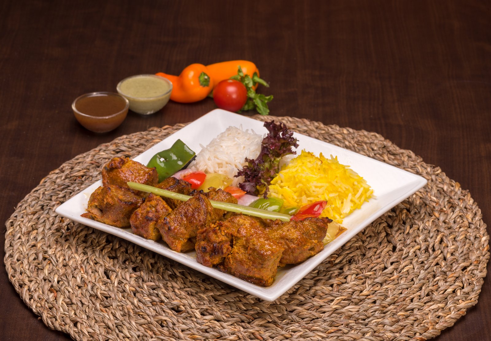 Tikka boti platter