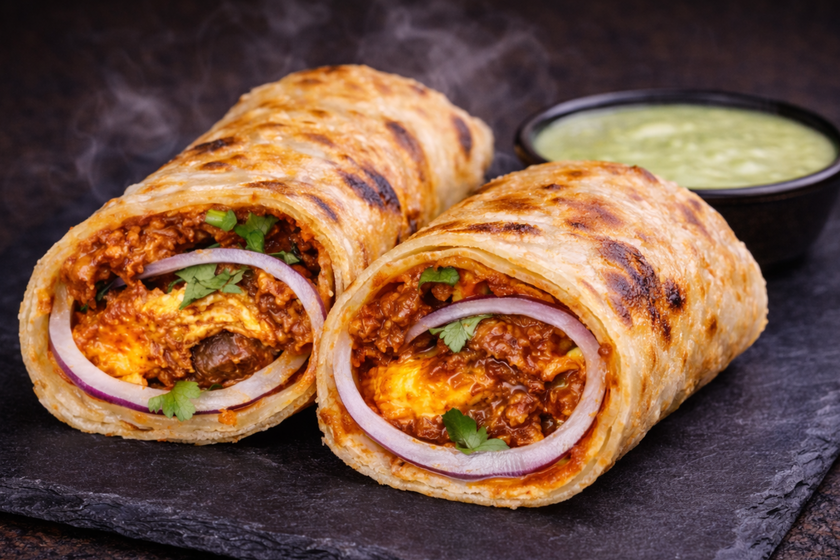 Chatkhara Paratha Roll