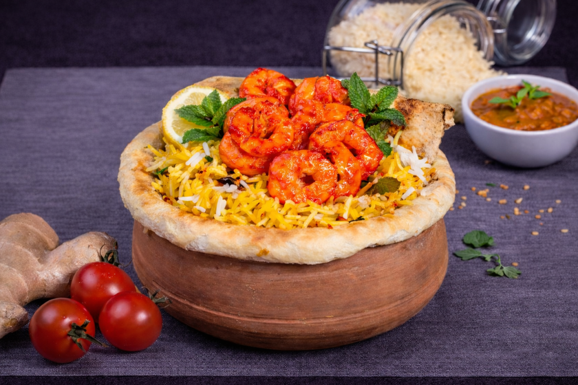 Maharaja Prawn Biryani