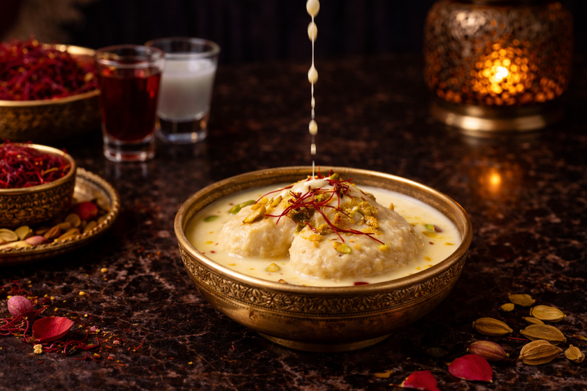Zafrani Rasmalai